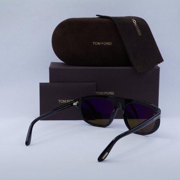 Final Price! Tom Ford Edward02 FT1002 01J Sunglasses